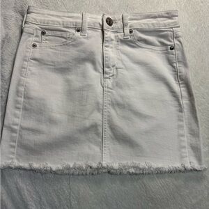 American Eagle Outfitters White Mini Pencil Skirt Casual
